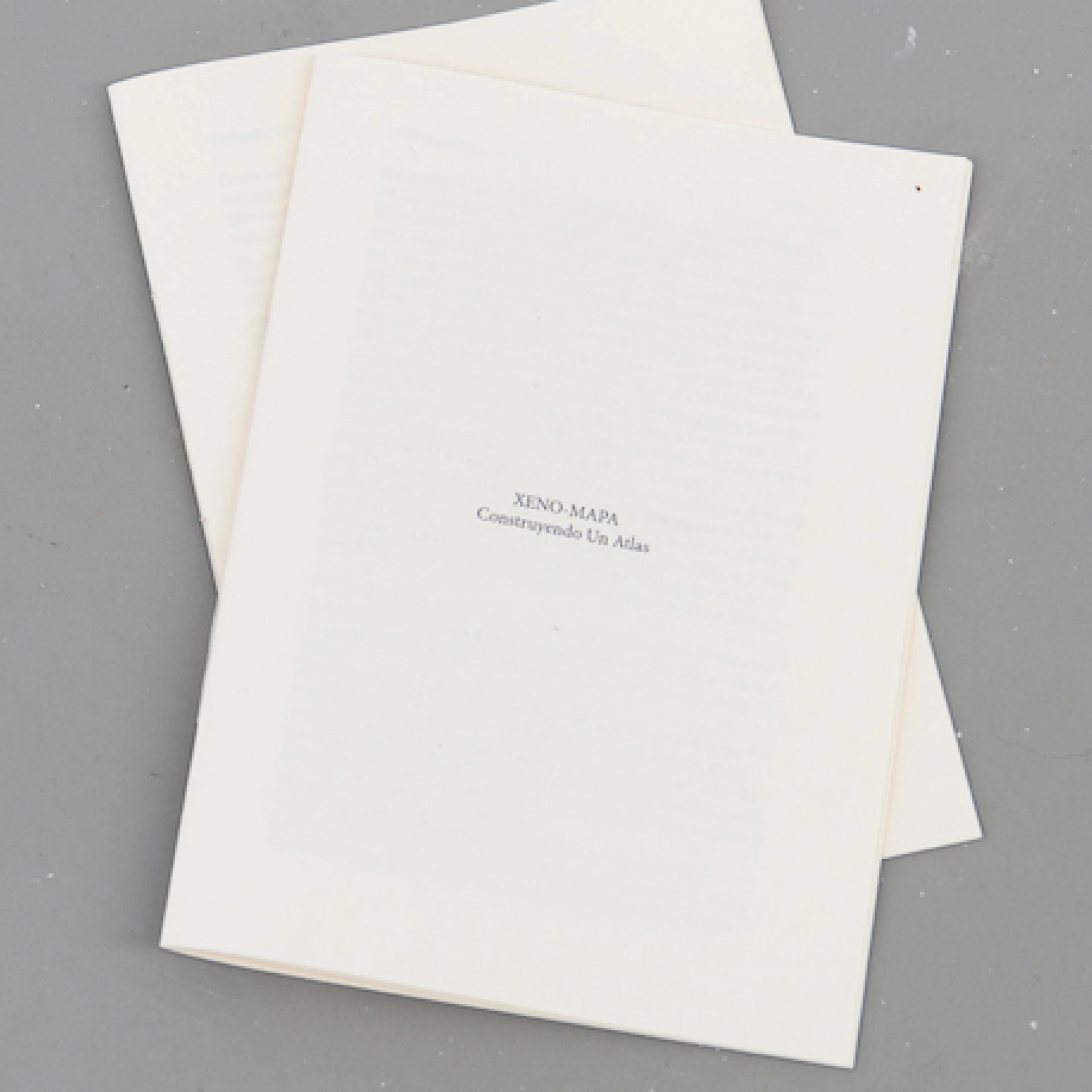 Xeno Mapa, Sound Installation, collection of stories, 2020