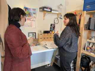 Anna Nowak with Marcela Antipan Olate, Photo: KH Bremen