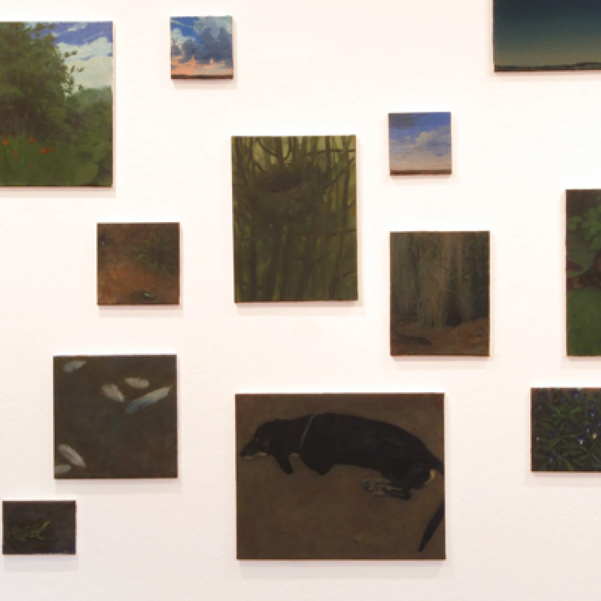 Exhibition view *Werke & Werkzeuge*, 2012