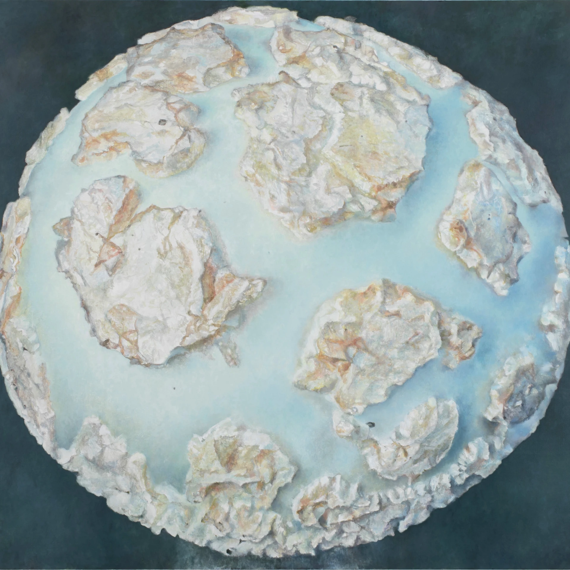 *oT (P LXXIX)*, 2022, Öl und Acryl auf Lwd, 180 x 190 cm