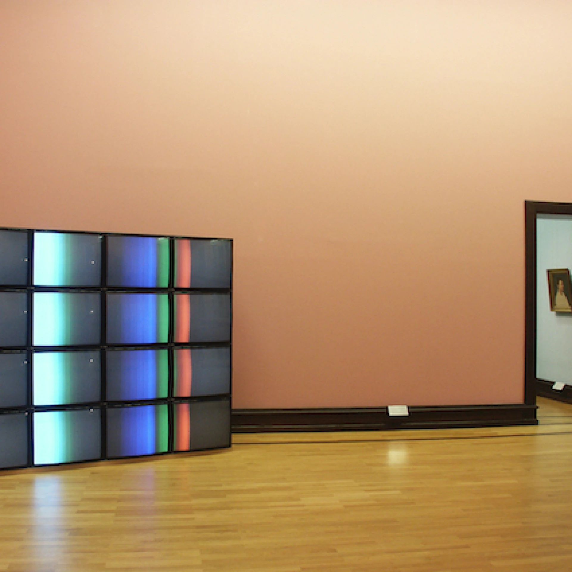 *dub: Lager, digital*, 2003
Video installation
With Wolfgang Michael
As part of ‘Nobody is an island’, Kunsthalle Bremen
Photo: Wolfgang Michael
