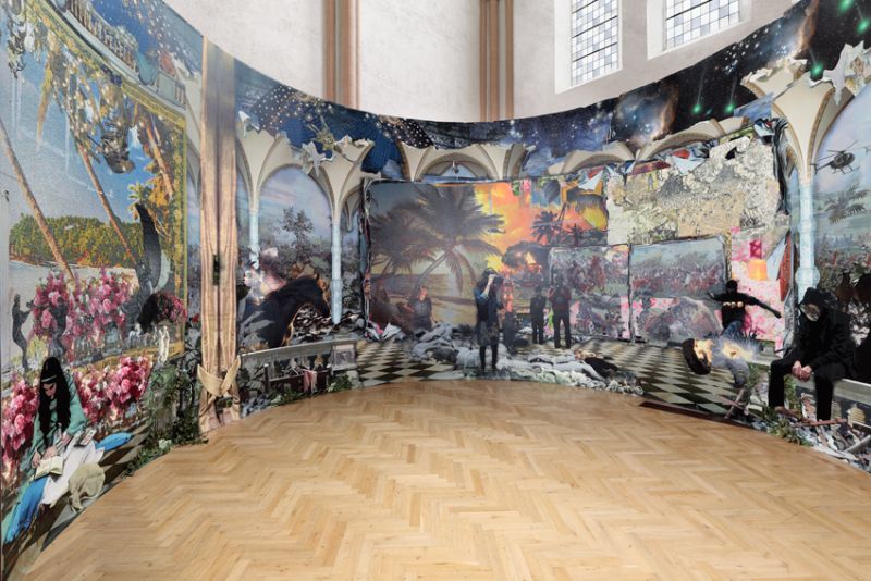 *Apokalypse*,  2016, site-specific installation, inner view