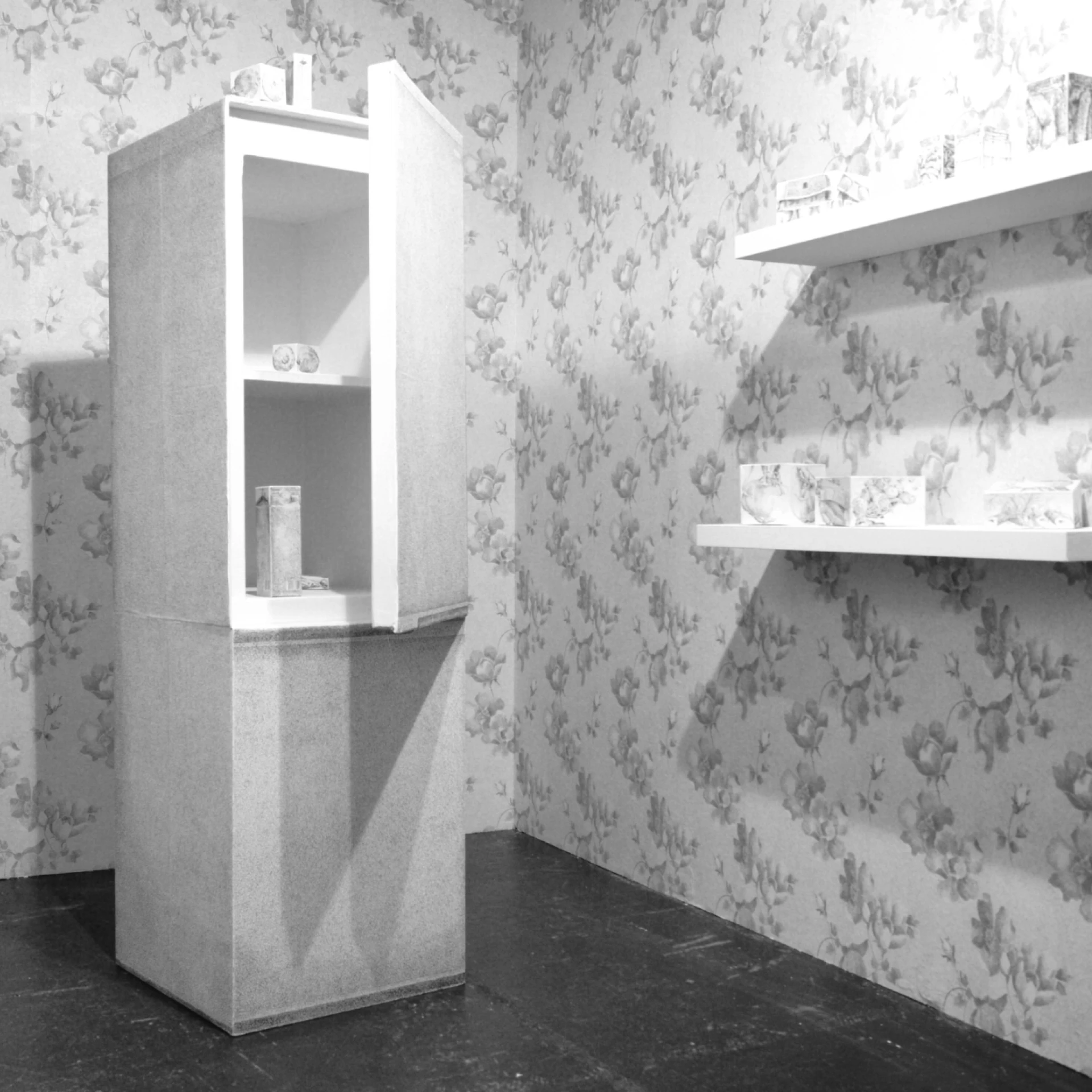 Messestand Dornbirn, 2015, mit Galerie Robert Drees, Foto Petra Fiebig