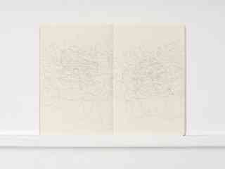 *kleine Hefte*, 2023/2024, Bleistift auf Papier, 21 x 13,5 cm, Foto Tobias Hübel