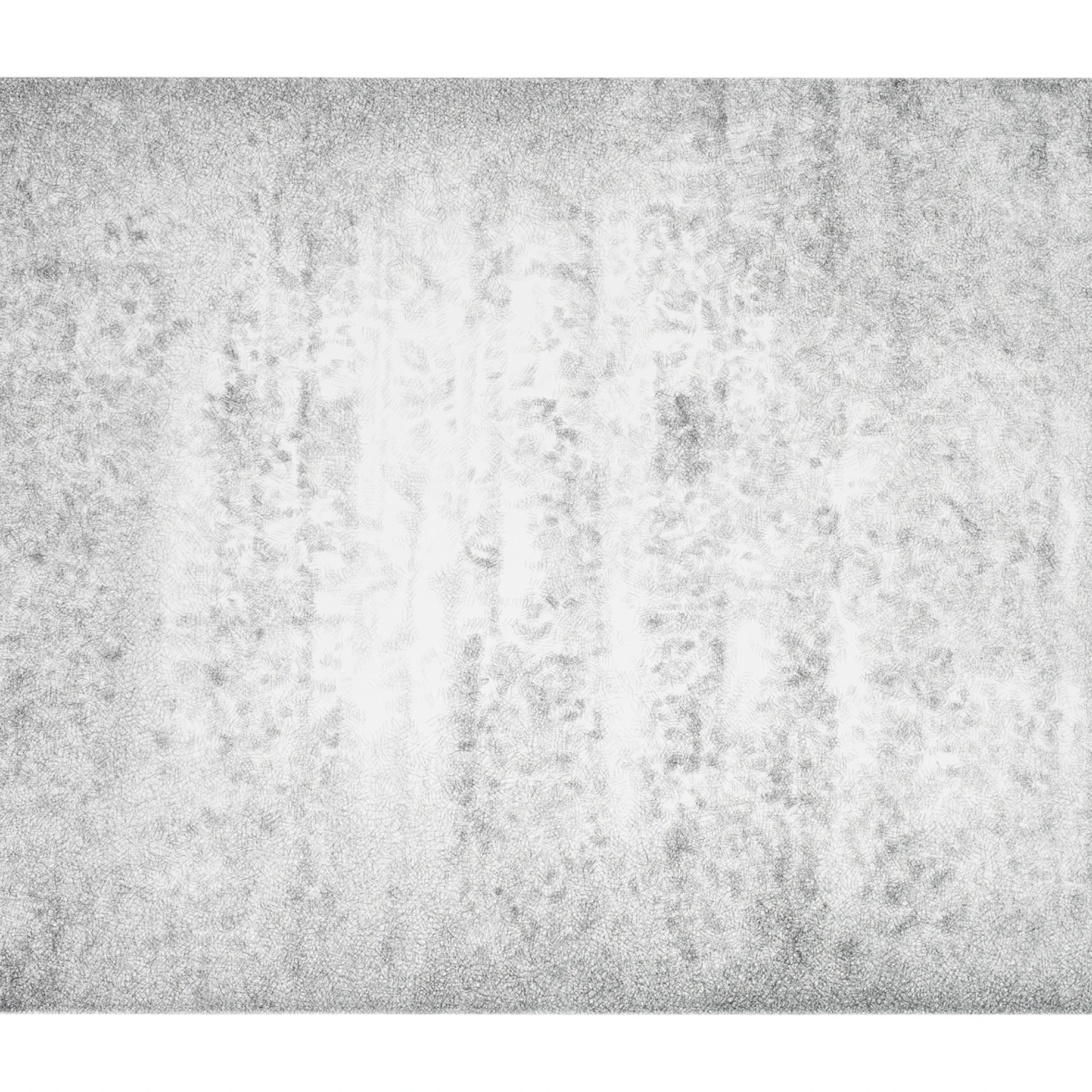 *Am Fenster VI*, 2016, Bleistift auf Leinwand, 105 x 150 cm, Foto Jens Weyers