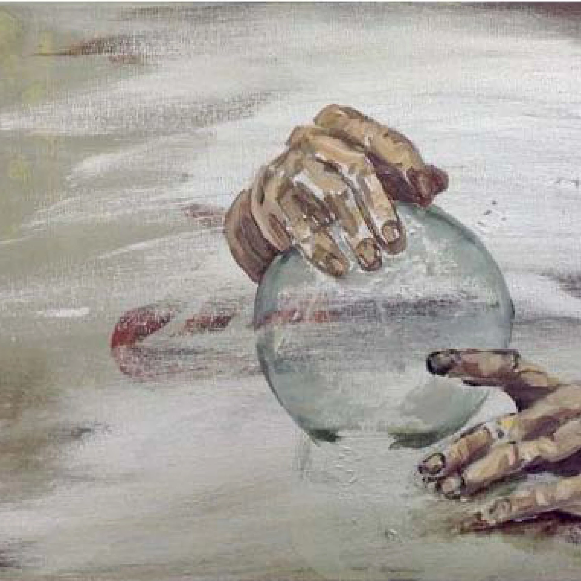 *Verschwinden*, 2018, oil on canvas, 30 x 40 cm