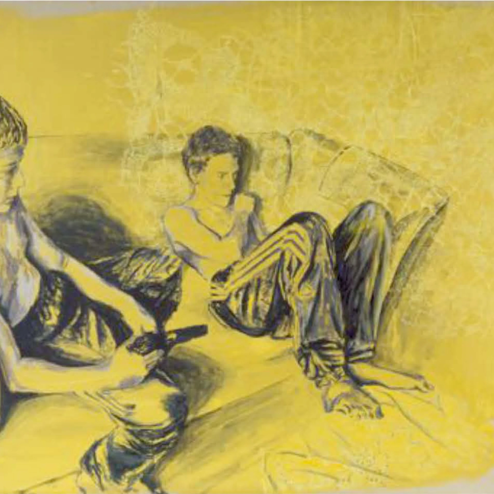 *Brüsseler Spitze I*, 2012, oil/acrylic on canvas,120 x 180 cm