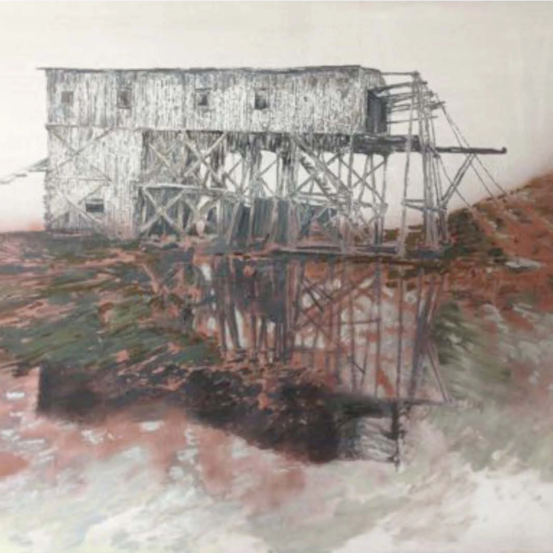 *Black Gold*, 2018, oil on canvas, 140 x 180 cm