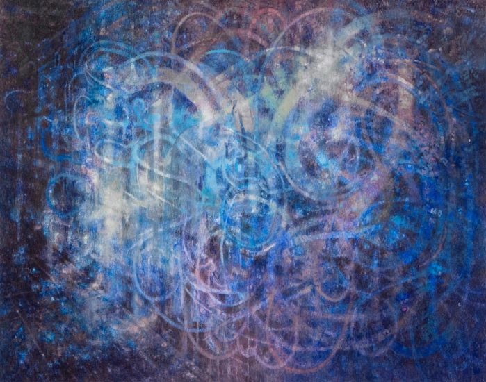 *Gleam: Looming Signs # 02 // Gloom*, 2008, Acrylic on canvas, 190 x 240 cm